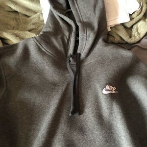 Grey Nike Hoodie men